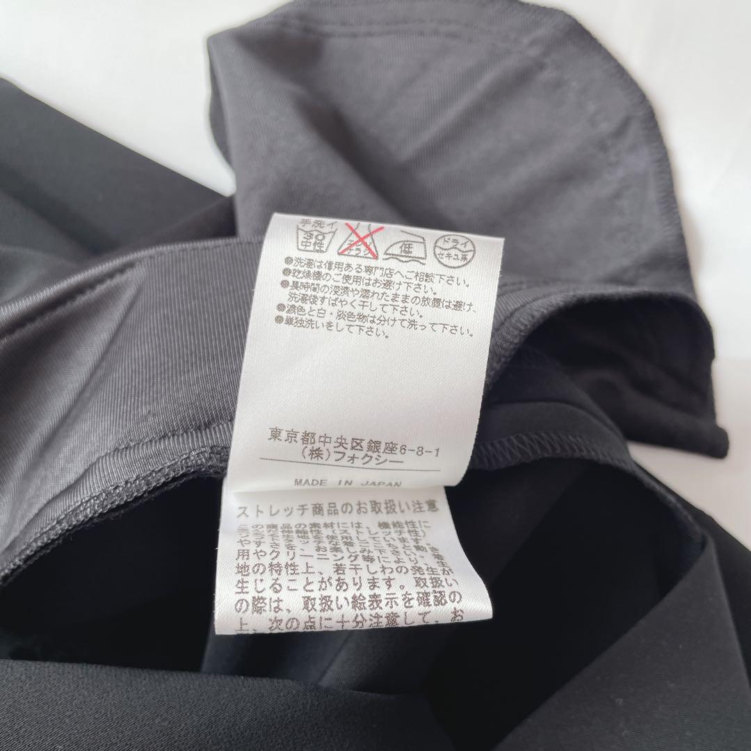 OXEY NEW YORK　ノースリーブ　ブラック　ティアード　洗濯可　日本製