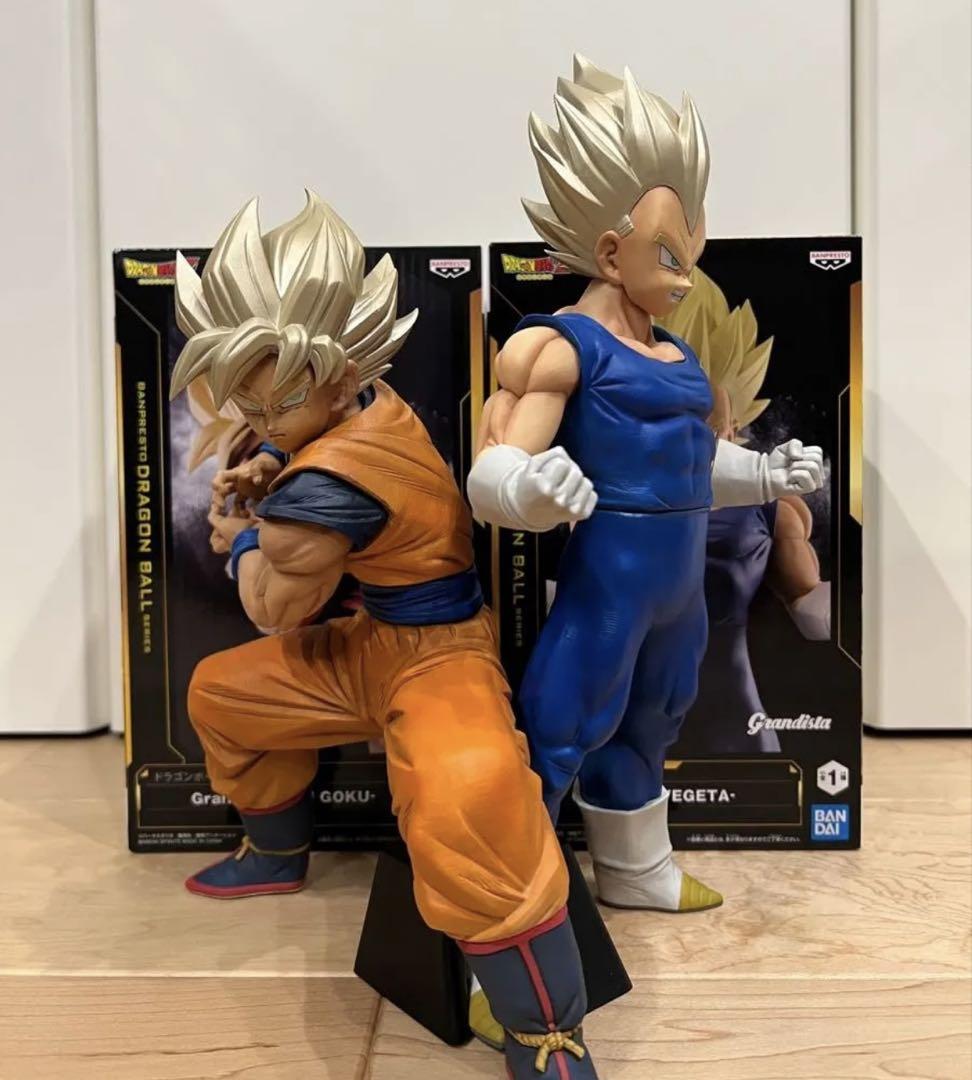 ドラゴンボールフィギュア　グランディスタ　孫悟空　ベジータ