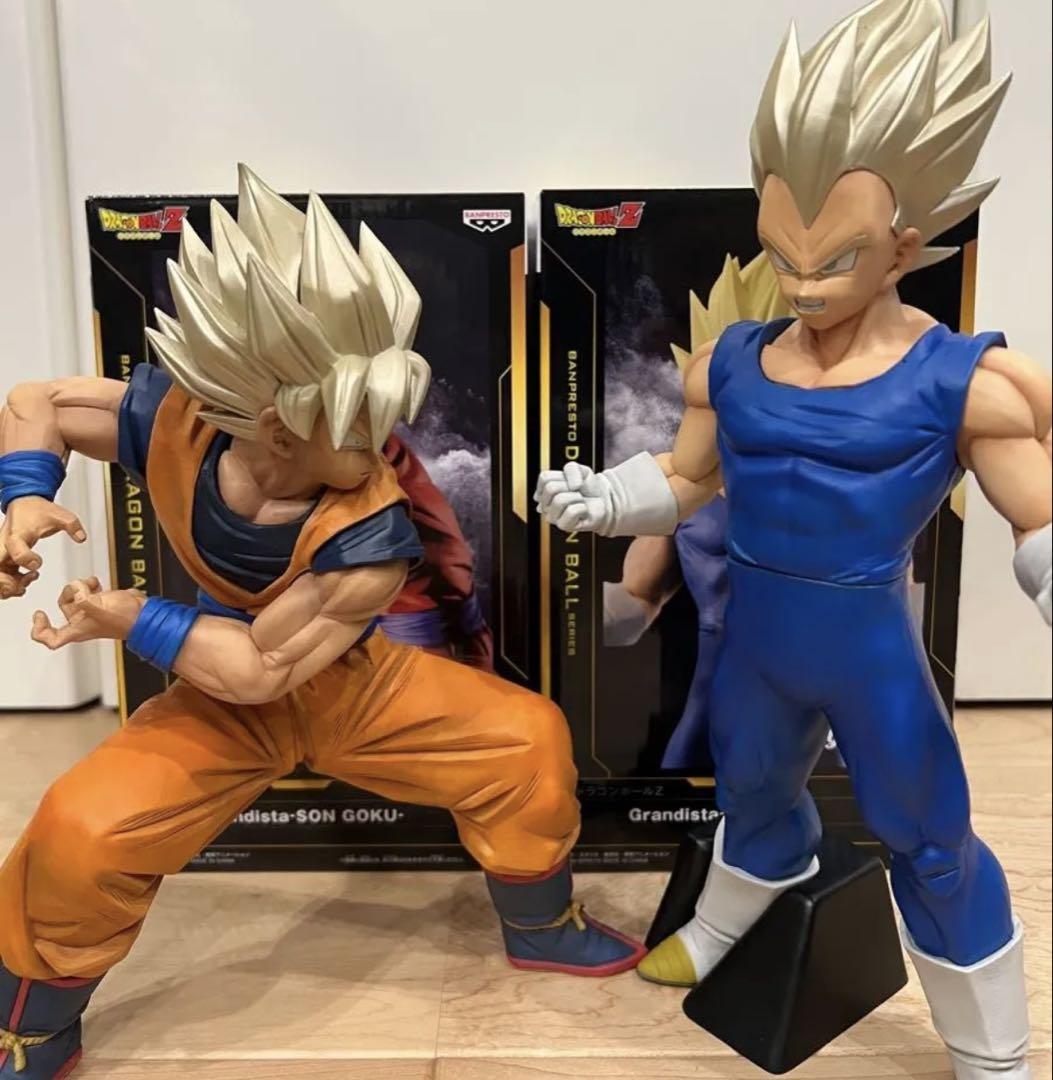 ドラゴンボールフィギュア　グランディスタ　孫悟空　ベジータ