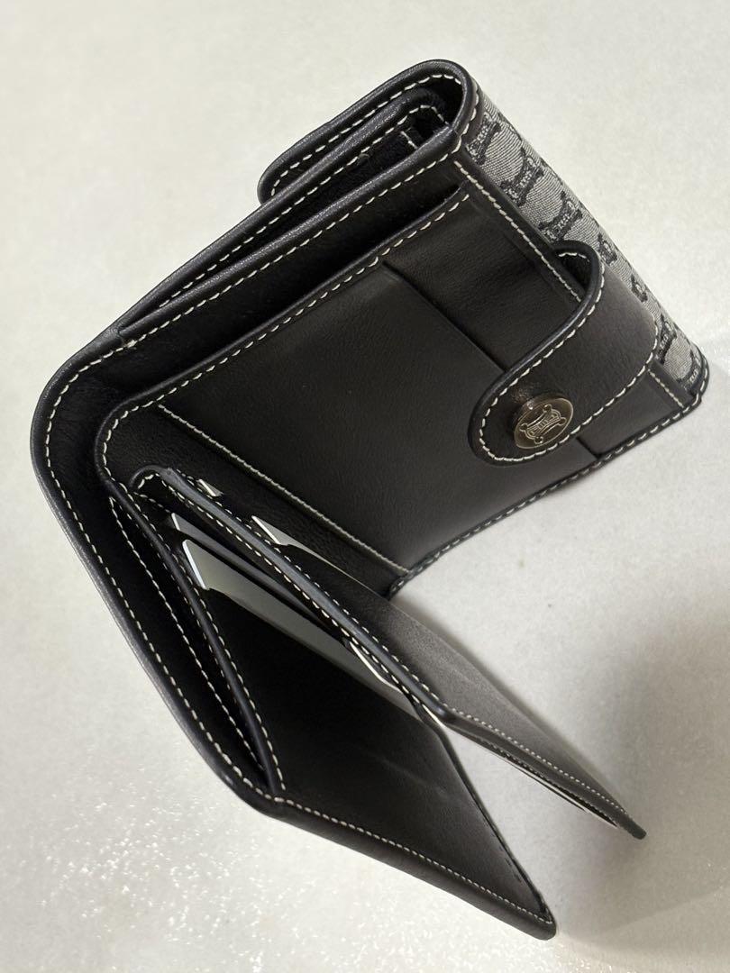 CELINE マカダム柄 二つ折り財布