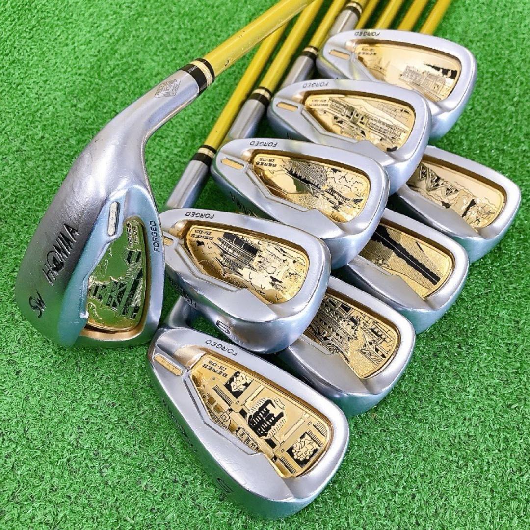 ソ29☆BERES IS-03 アートシリーズ 9本アイアンセット 3S 金