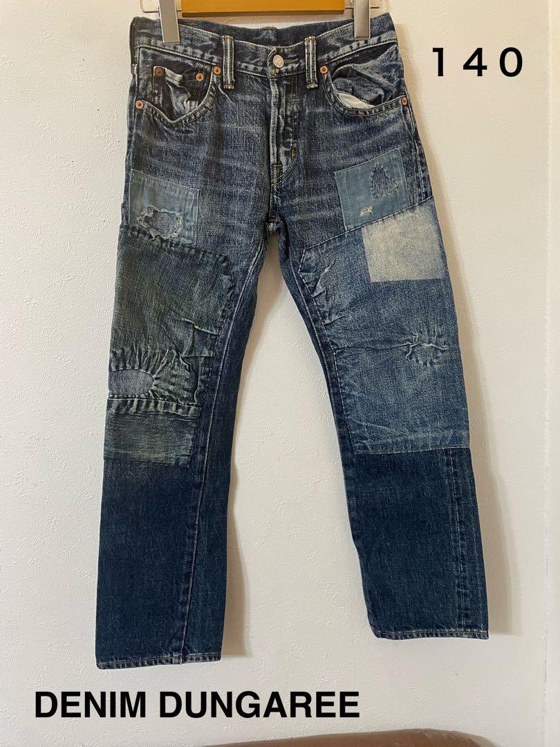 【激安】 DENIM&DUNGAREE デニムダンガリー 140 パッチワーク デニム その他