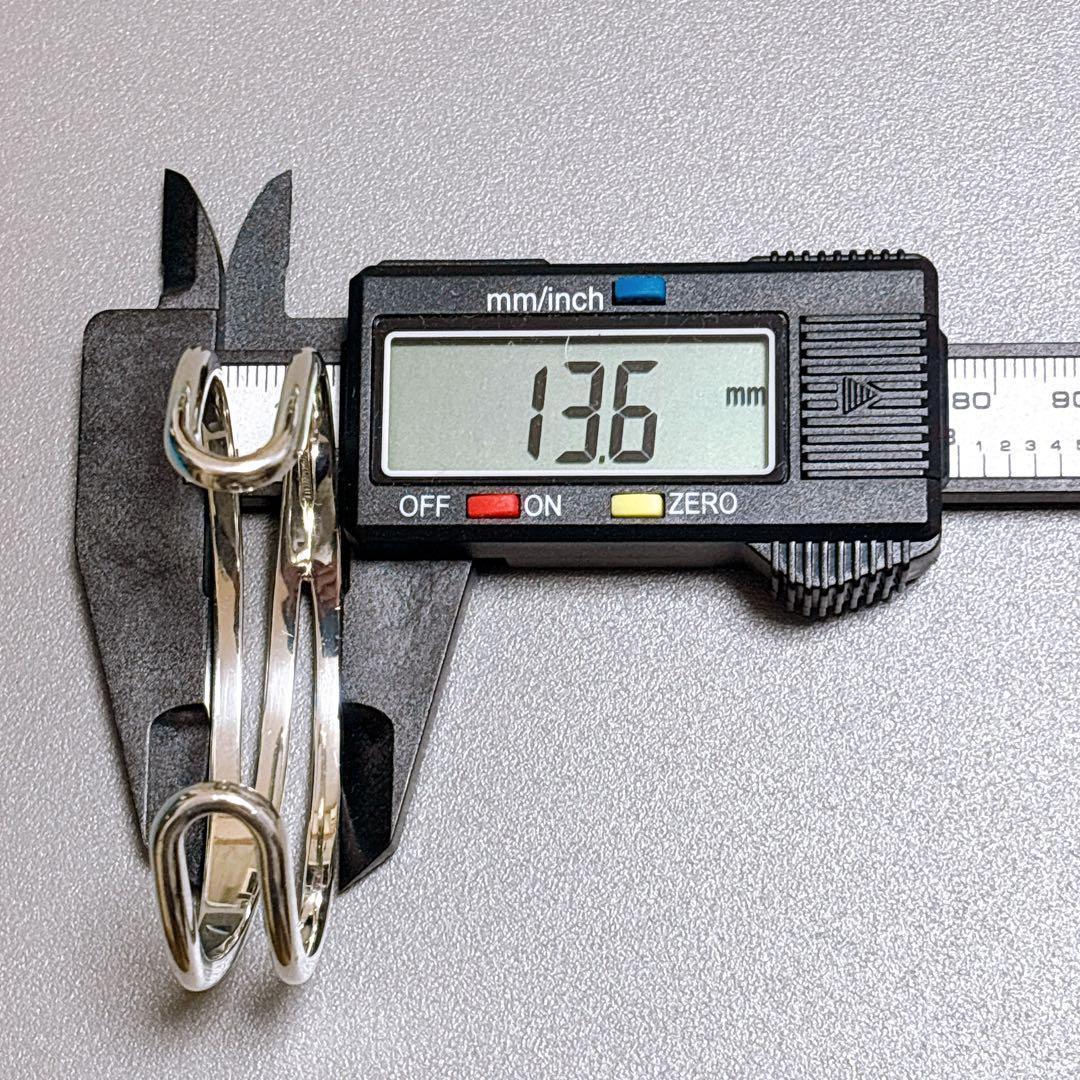 【美品】ティファニー ダイアゴナル バングル ブレスレット シルバー925