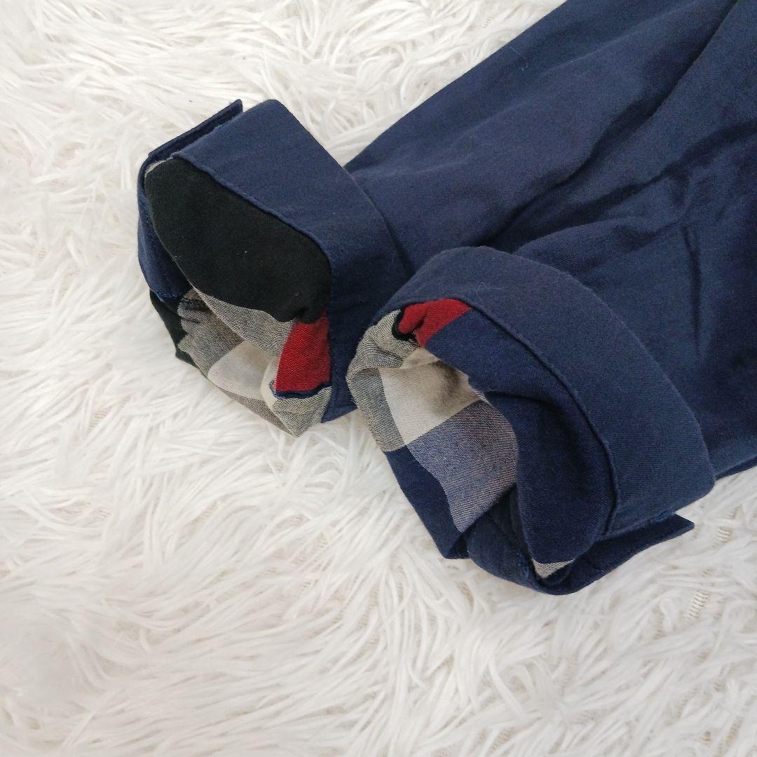 ブラックレーベルクレストブリッジ　サマージャケット　CBチェック　ネイビー　M
