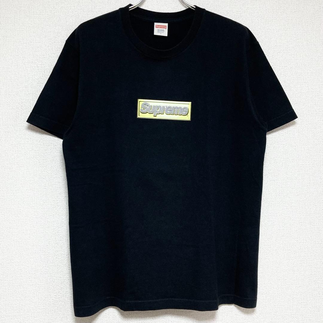 新品即決 supreme ボックスロゴ Tシャツ L 黒 13SS Tシャツ/カットソー