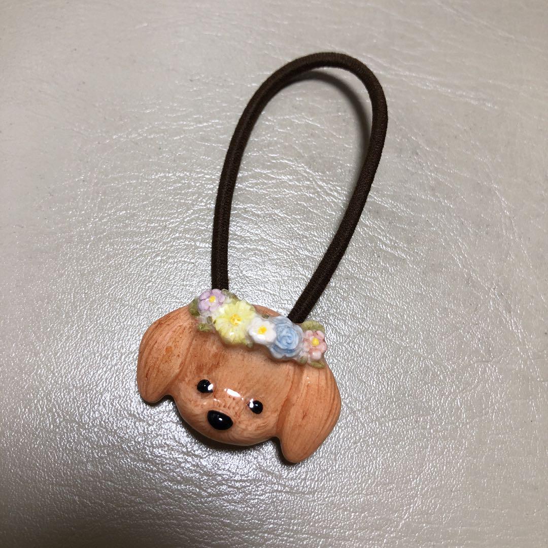 トイプードル 花冠 花 ヘアゴム 愛犬 メルカリ