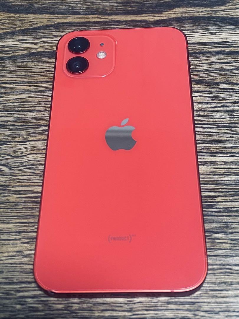 iPhone 12 本体 レッド 128GB SIMフリー バッテリー84% doshigroupllc.com