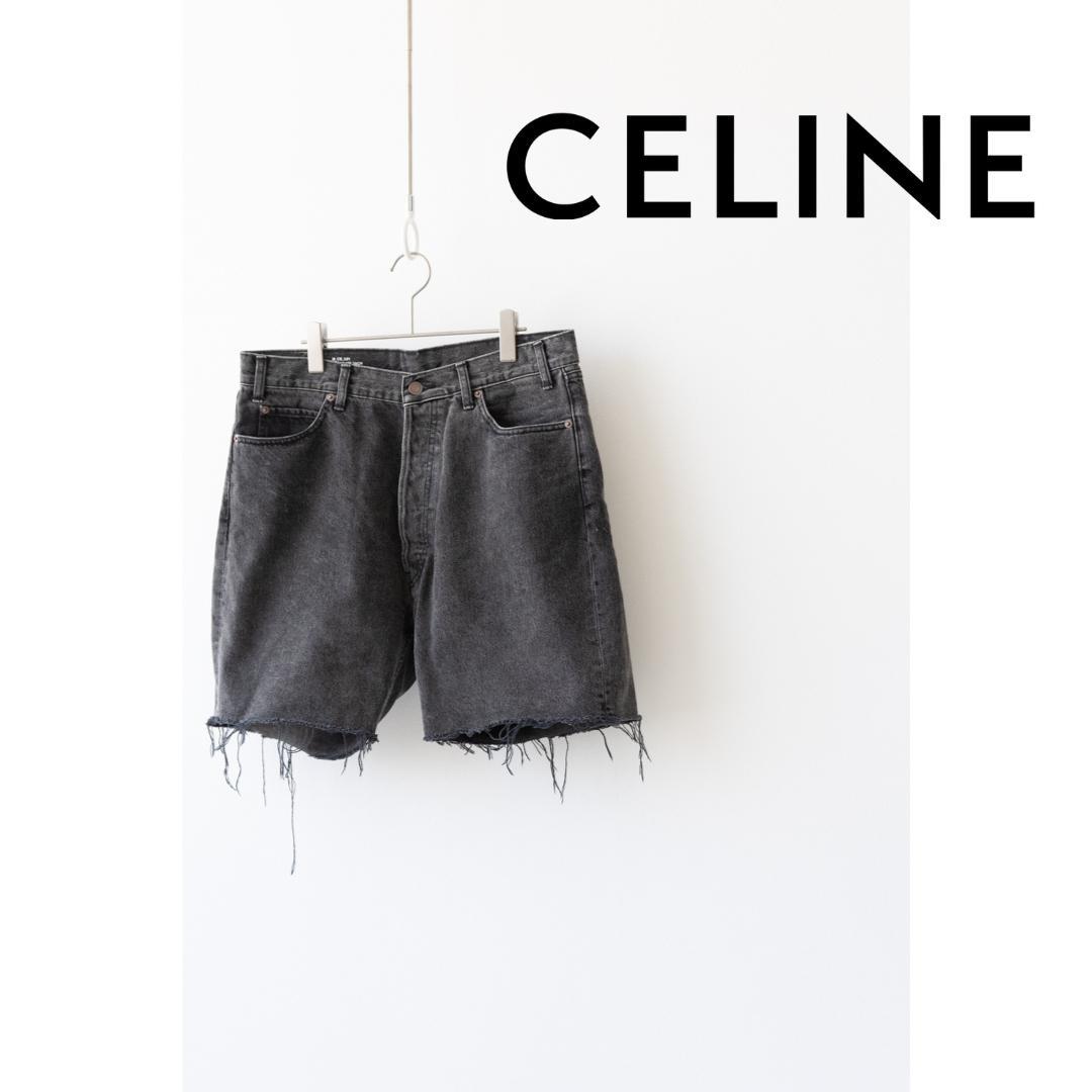 CELINE セリーヌ エディ デニム ショーツ ハーフ パンツ