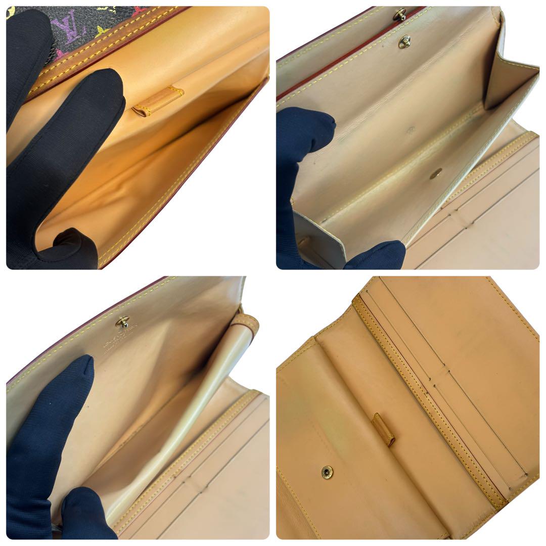 美品✨ ルイヴィトン インターナショナル モノグラム マルチカラー 長財布