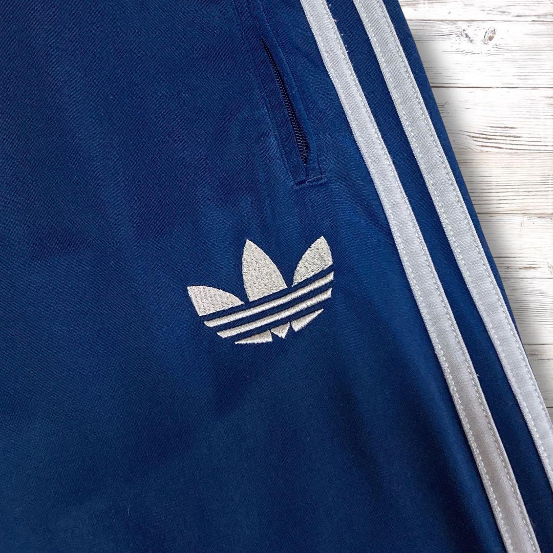 adidasoriginals トラックパンツ 刺繍ロゴ 紺色 2XL 1030 adidas Originals - アディダス adidas トラックパンツ 刺繍ロゴ
