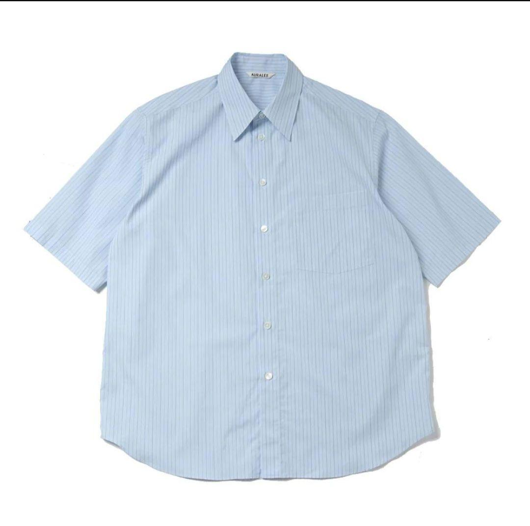 AURALEE SUVIN HIGH COUNT CLOTH SHIRT 5