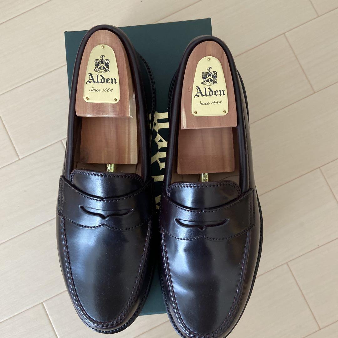 Alden 99162コードバンローファー シューツリー付き