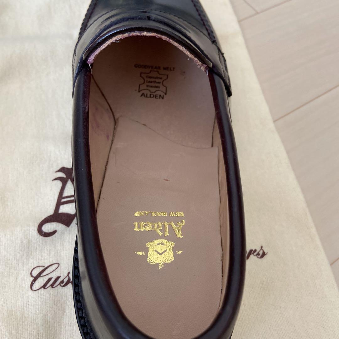 Alden 99162コードバンローファー シューツリー付き