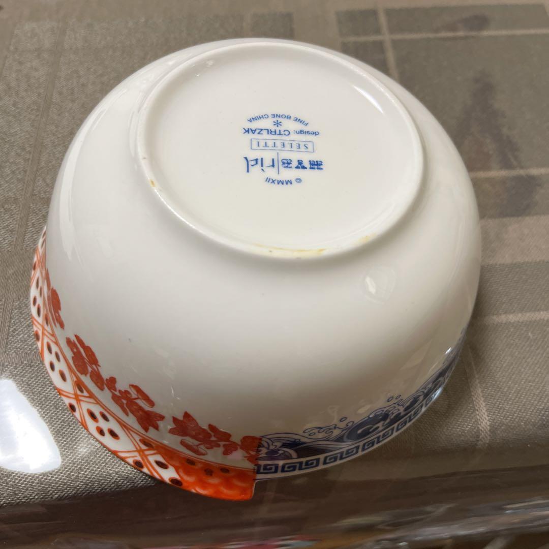 赤青花模様 陶器製