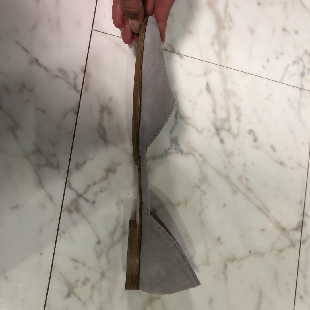 メル61857　MANOLO BLAHNIK 37.5 ローヒール　パ
