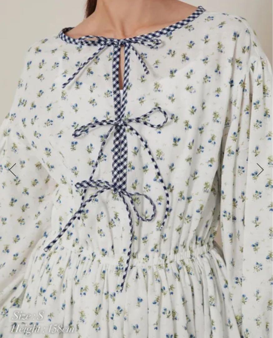 関税なし★REFORMATION★クリアドレス ne Quittez pas｜ルータス コンビ プリント ドレス “LOTUS COMBI