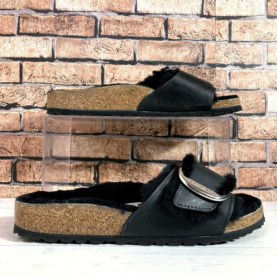 極美品■ビルケンシュトック■サンダル✨マドリッド ビッグ バックル シアリング