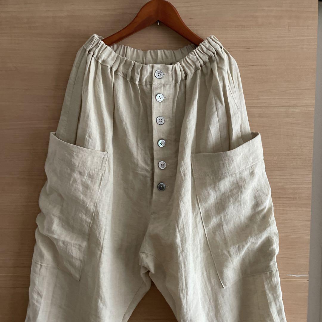 リネンサルエルパンツ