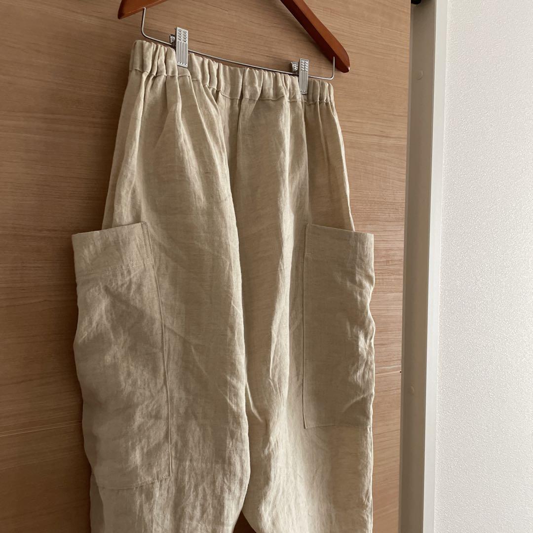 リネンサルエルパンツ