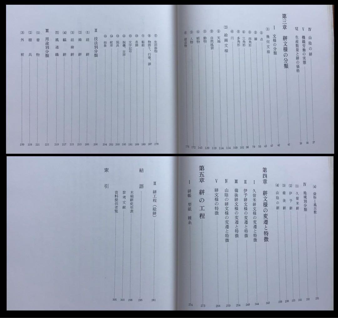 図説日本の絣文化史』福井貞子 京都書院 染織 文様 生地 900図版