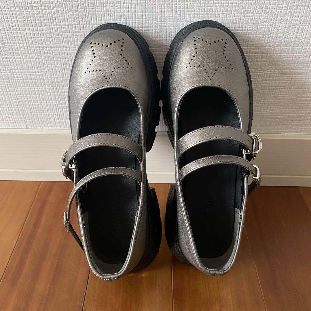 tina:jojun シルバー　ローファー