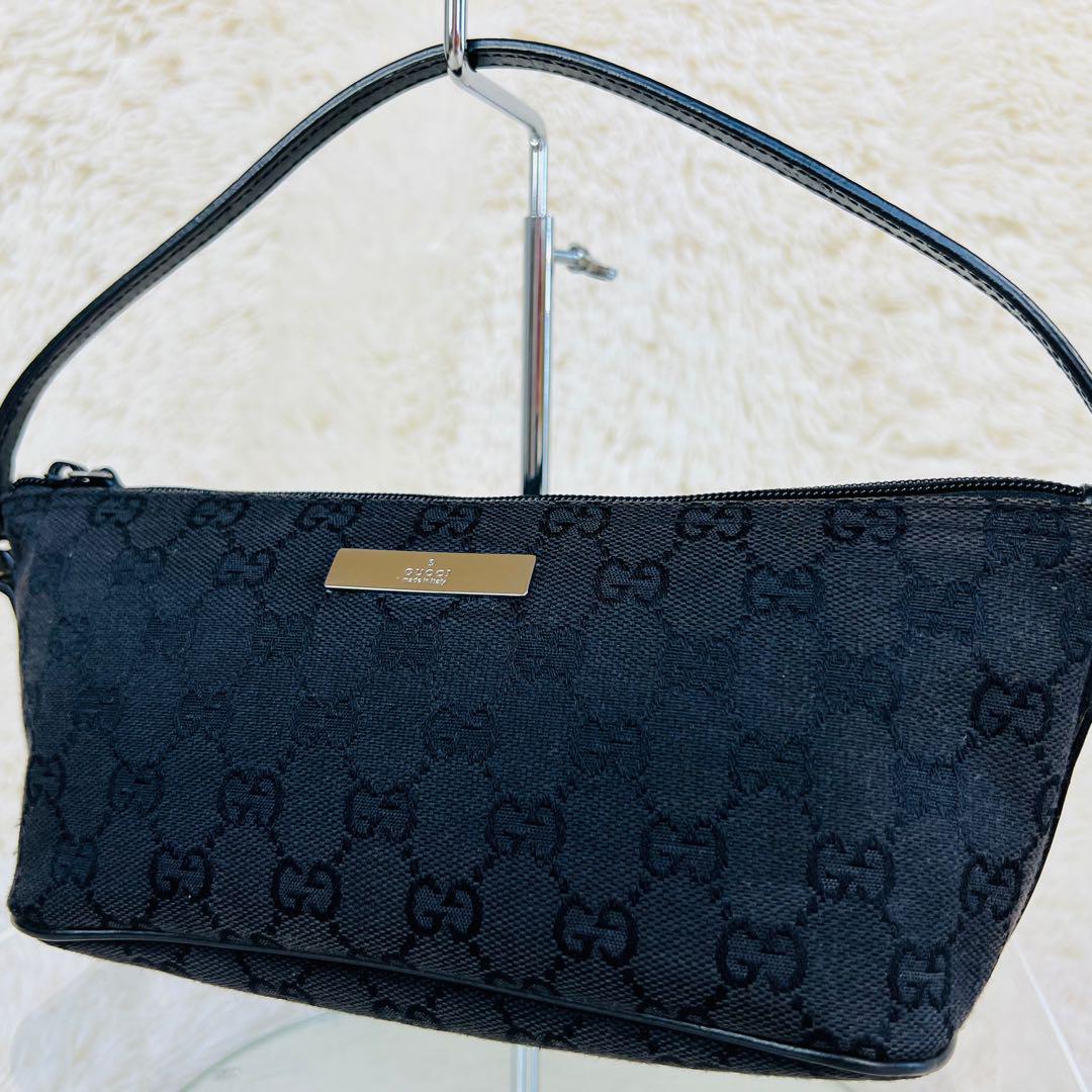 GUCCI GGキャンパスアクセサリーバッグポーチハンドバッグ