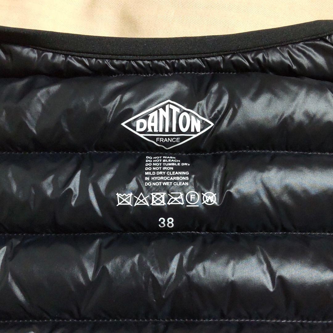 限定SALE新作 DANTON ダウンベスト黒 サイズ38 RtxXd-m49600003961 ダントン お買い得格安