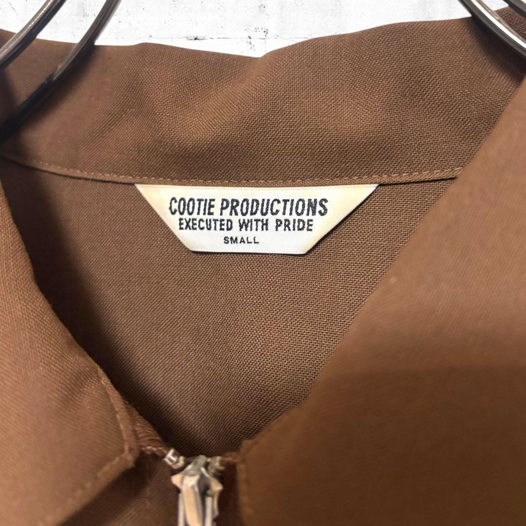 COOTIE PRODUCTIONS ハーフジップ　ワークシャツ　ウール
