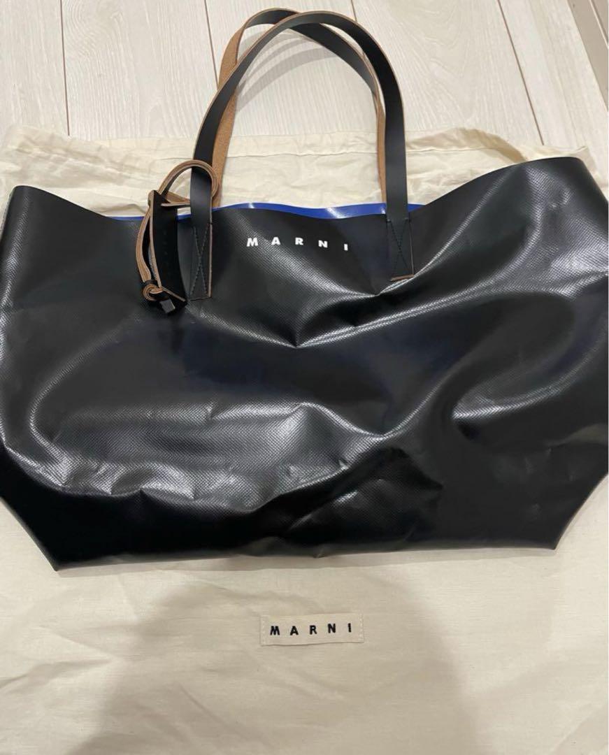 MARNI マルニ PVC バイカラー トートバッグ