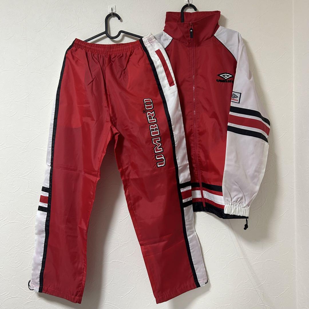 90s umbro ナイロンジャケット ナイロンパンツ セットアップ
