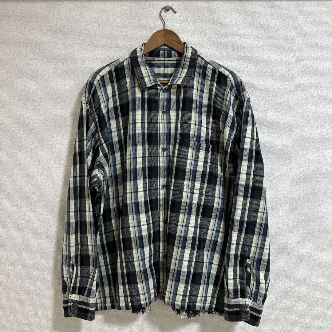 beams SSZ 21AW SUSO CUT SHIRTS ネルシャツ