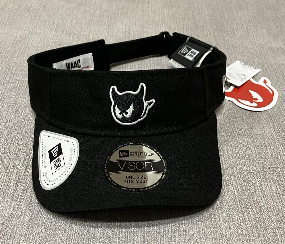 【未使用品】waac バイザー キャップ NEW ERA 黒