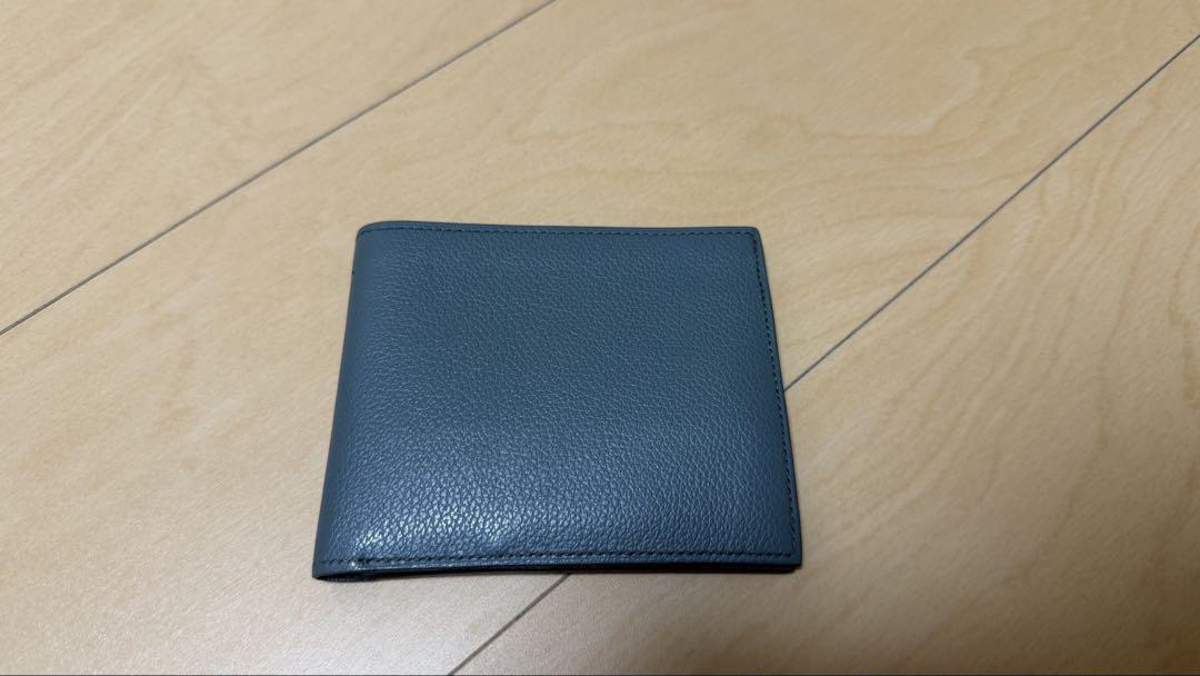 HERMES 二つ折り財布 グレー