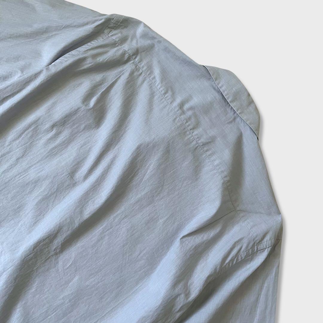美品 マーガレットハウエル 23SS コットン 半袖シャツ ブルー 美品 マーガレットハウエル 23SS コットン 半袖シャツ ブルー