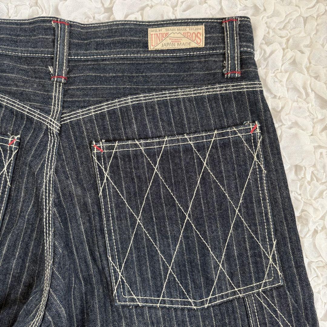 union bros ダブルニーワークデニムパンツ　30