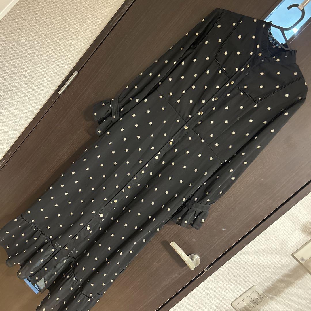 ワンピース Ameri VINTAGE/SPARKLE DOT DRESS
