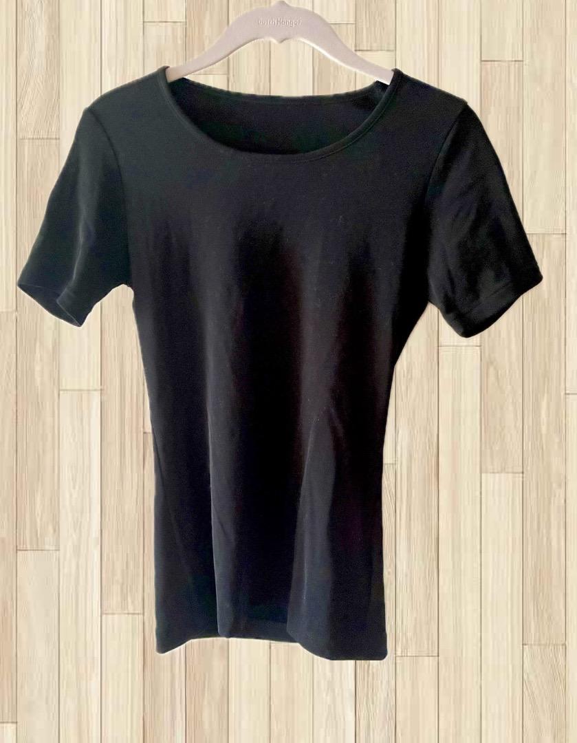 Yohji Yamamoto ヨウジヤマモト 黒 半袖 カットソー Tシャツ