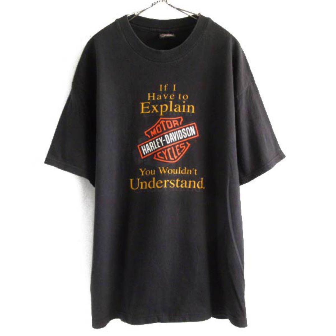 1998年製 希少 USA製 ハーレーダビッドソン 両面プリントTシャツ