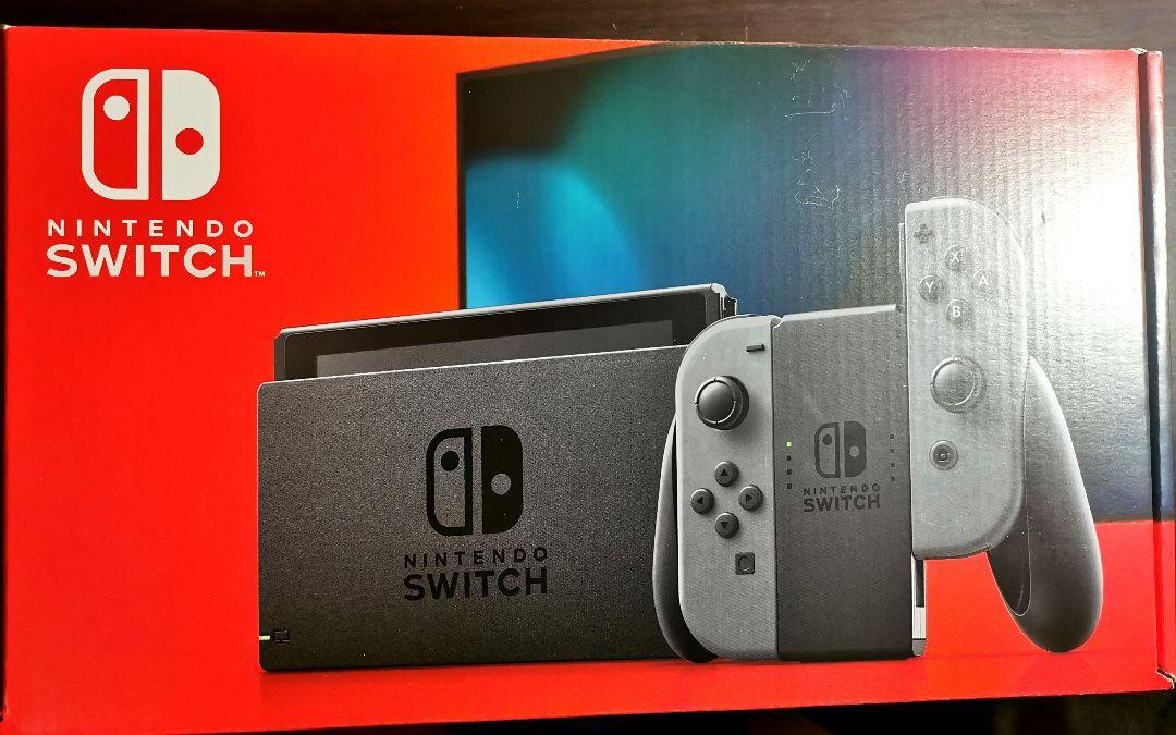 スイッチ本体Nintendo Switch  グレー　新型（バッテリー長時間モデル）