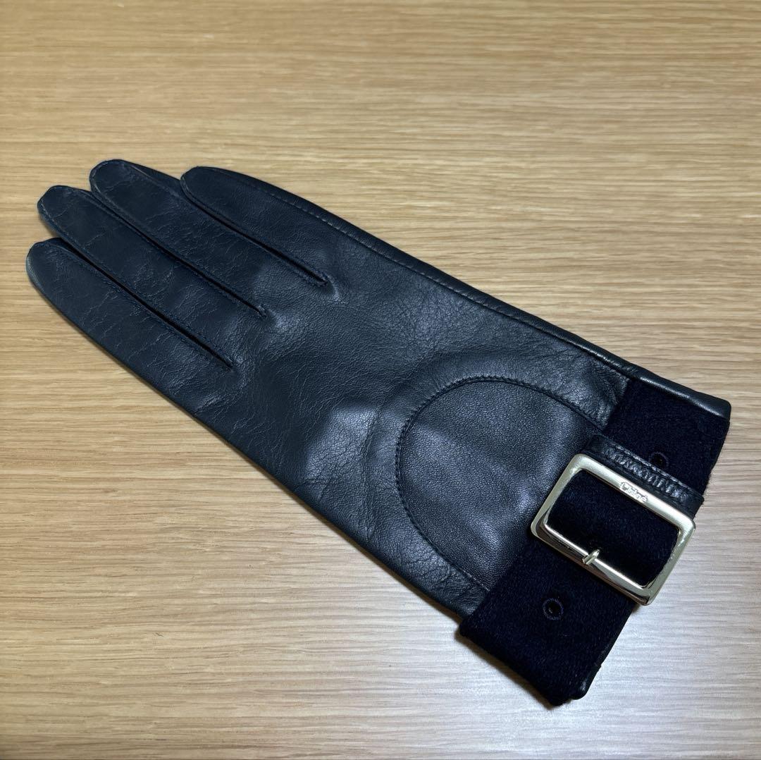 【新品・未使用】Chloe クロエ 手袋 ラム革 レザー グローブ