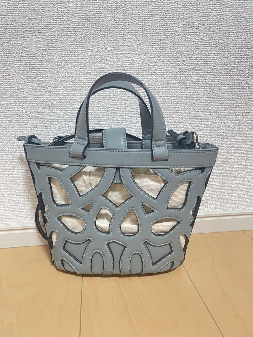 ZARA カットワークミニトートバッグ - メルカリ
