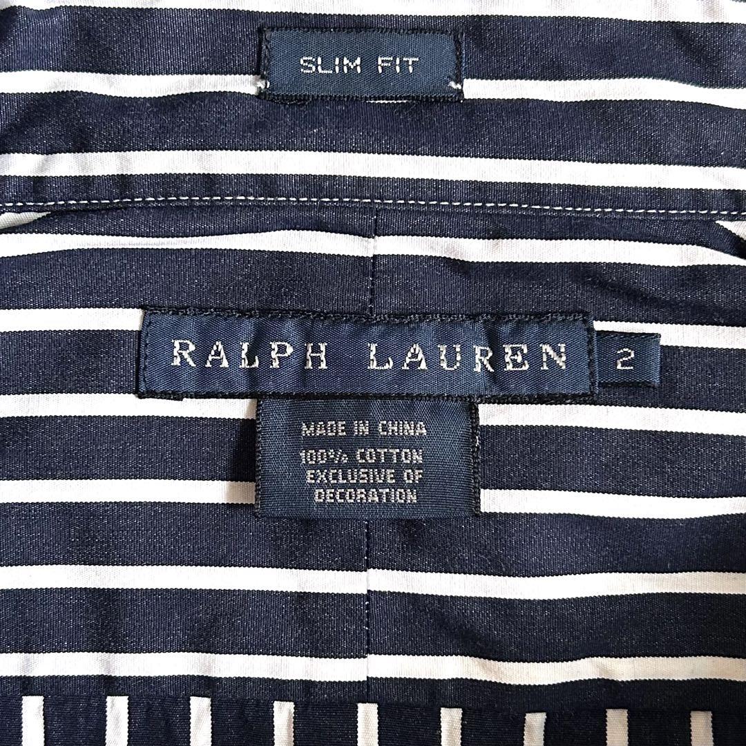 ポロラルフローレンPOLO RALPH LAUREN ポニー刺繍ストライプ長袖