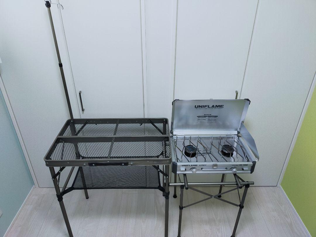 クイックキャンプ キッチンテーブル アウトドア キャンプ用 送料込