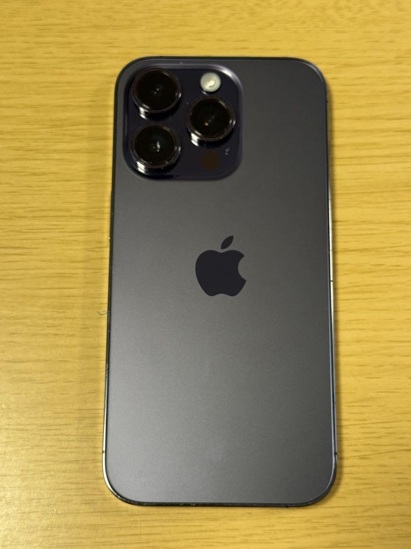 美品【256GB】Apple iPhone 14 Pro ディープパープル