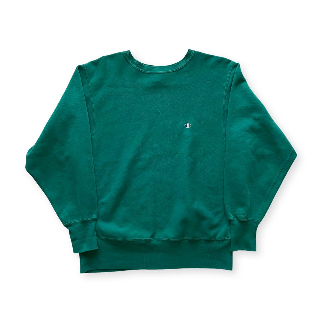 Champion リバースウィーブ レア ターコイズ 水色 USA製 90s