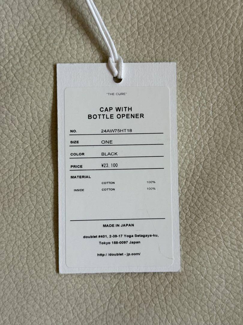 帽子 doublet 24AW CAP WITH BOTTLE OPENER