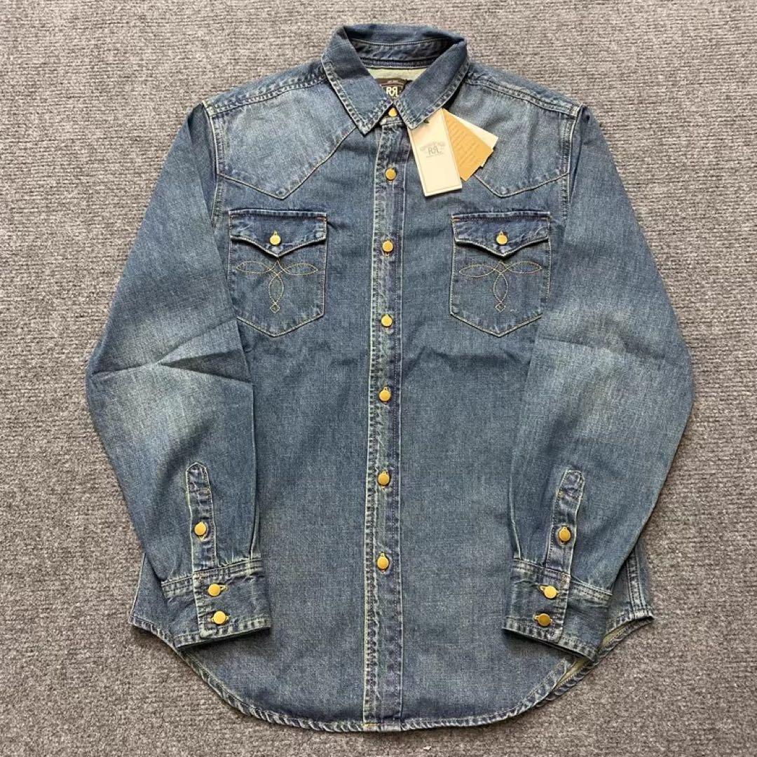 RRL デニム ウエスタンシャツM DOUBLE RL