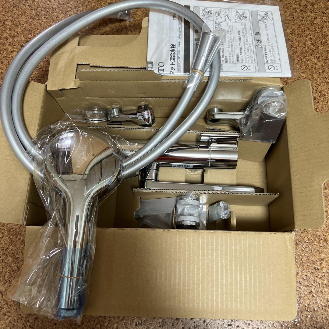 TOTO TBV03403J 水栓金具 シャワーヘッド 壁付サーモ水栓 - メルカリ