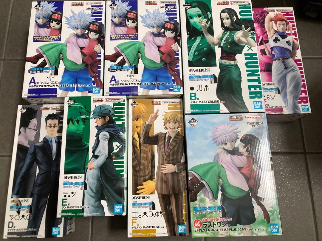 一番くじ ハンターハンター フィギュア コンプリートセット新品、♥
