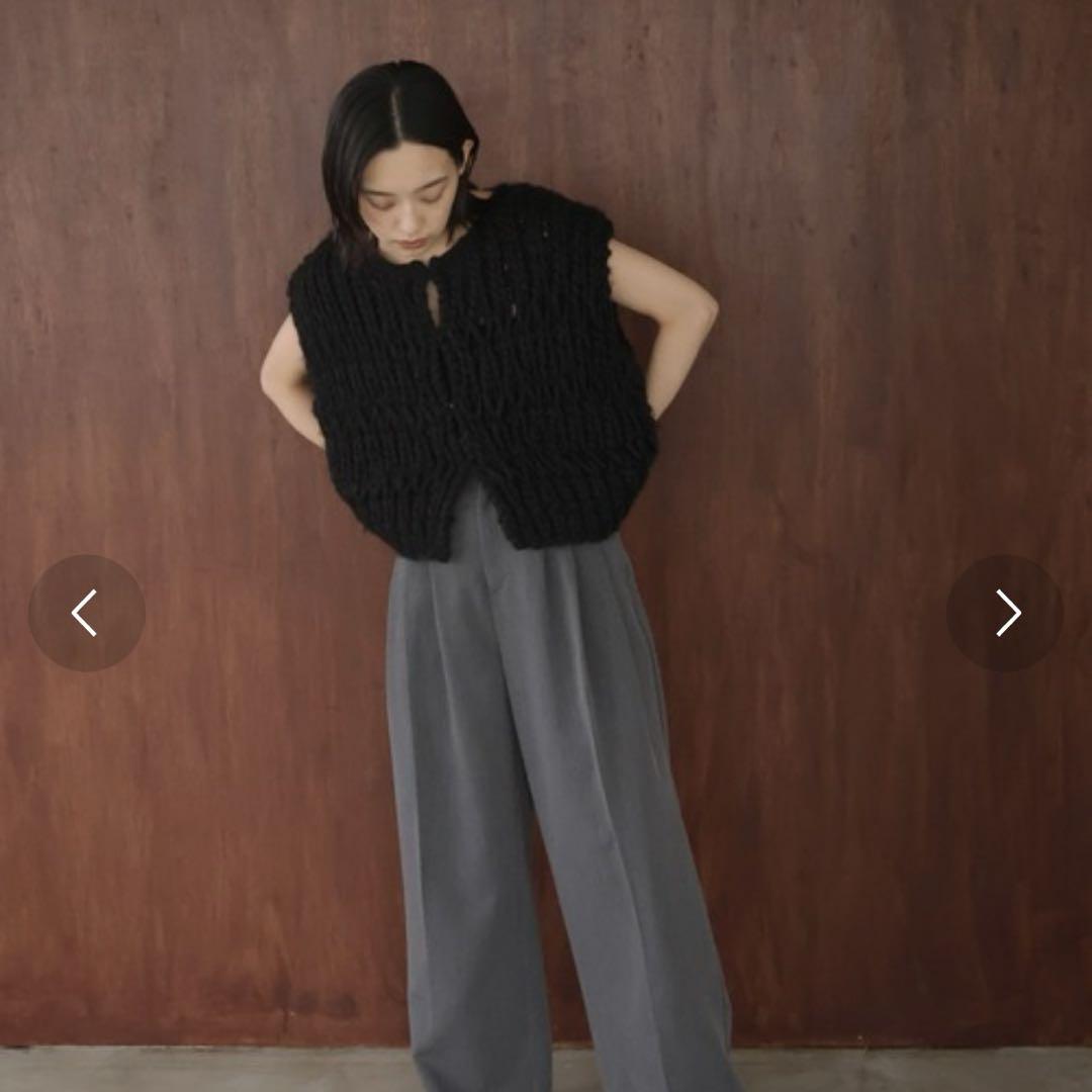 hellam ハンドニットロービングベスト